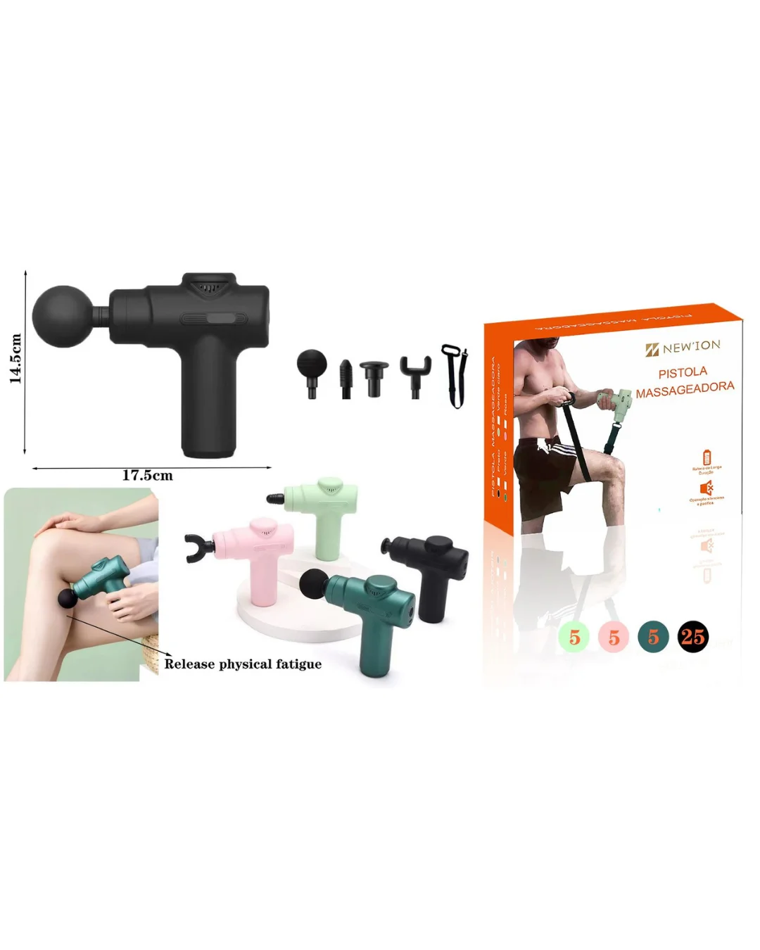 PISTOLA MASSAGEADORA - NEW-283