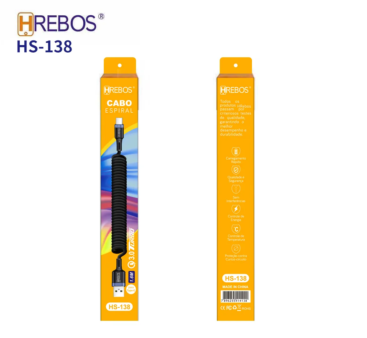 Cabo aspriral H’REBOS TPC 1.6M hs-138 Cabo aspriral H’REBOS TPC 1.6M hs-138