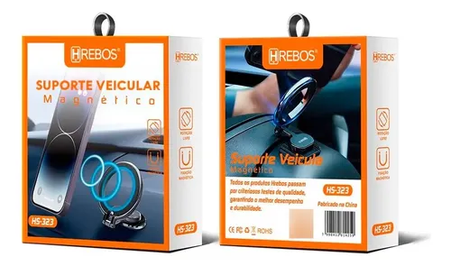 Suporte veicular magnético H'REBOS Suporte veicular magnético H'REBOS