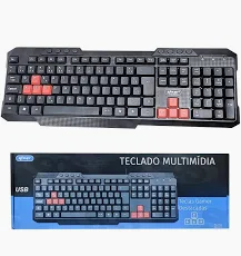 Teclado multimídia USB (knup)
